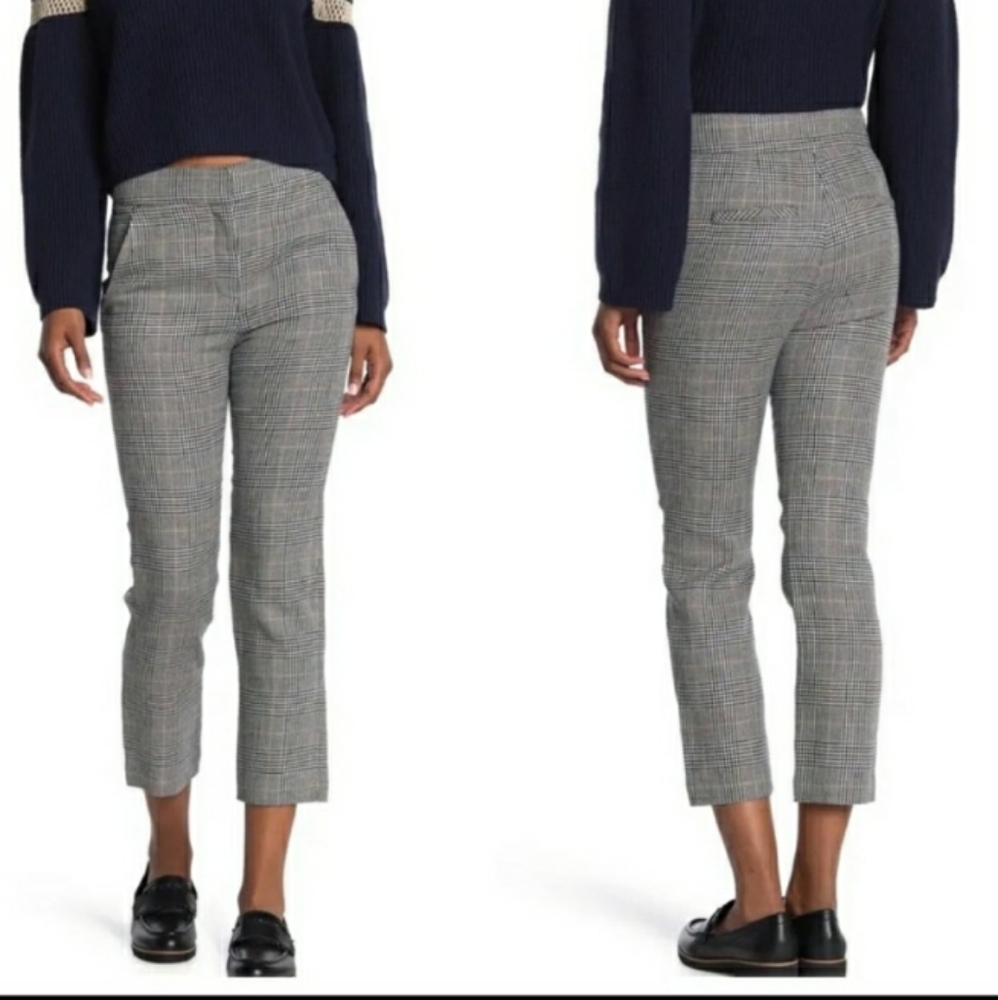 Veronica Beard Gemini Plaid Trousers 8